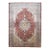 Vintage Kashmiri Tabriz Silk 9x12 Red, Ivory & Light Blue Handmade Area Rug #1144057 For Sale