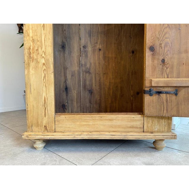 Art Nouveau Farmhouse Cupboard in Wood For Sale - Image 16 of 17