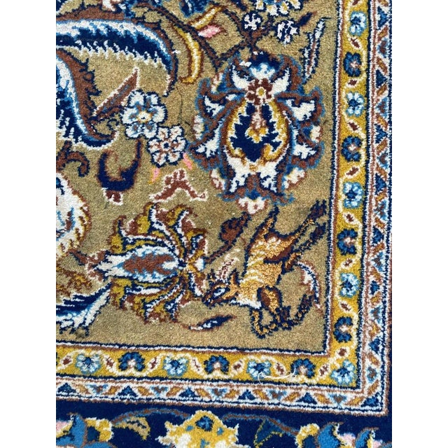 Mid-Century Kashan Rug, 1950s For Sale - Image 6 of 18
