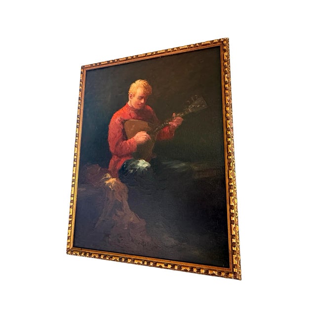 Wood Vladimir Volodia Lazarev (Russian French, 1904-1988) "The Ballad" Impressionist For Sale - Image 7 of 10