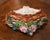 19th Century French Barbotine Porcelain Basket Jardinière With Flowers For Sale - Image 9 of 9