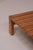 Gold Low Coffee Table Bench in Pine by Maison Regain, France, 1970s For Sale - Image 8 of 13