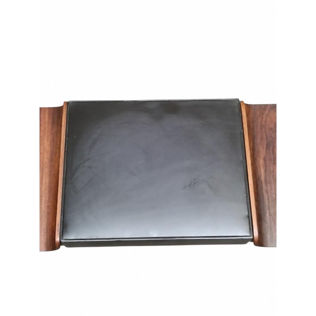Wood and Metal Bench by Franco Campo & Carlo Graffi for Home Torino, Italy, 1960s For Sale - Image 4 of 7