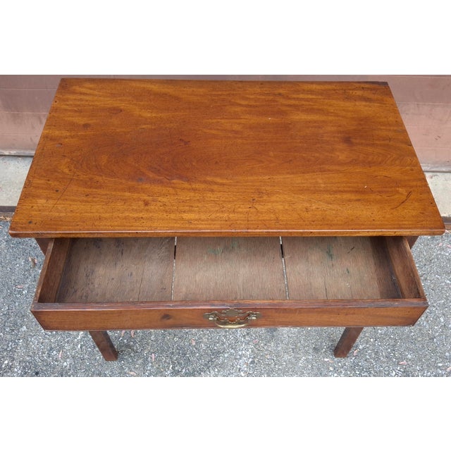 Mid 19th Century 19th Century Federal Mahogany Small Writing Table For Sale - Image 5 of 11