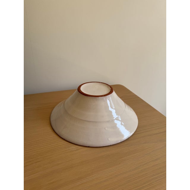 Late 20th Century Late 20th Century One-of-a-Kind Handcrafted Spanish Ceramic Bowl For Sale - Image 5 of 5