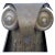 Handcrafted Mid Century Modern metal owl sculpture in the style of Curtis Jere. This decorative brutalist object features...