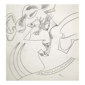 Untitled X, Knox Martin Graphite on Paper, Signed L.r.