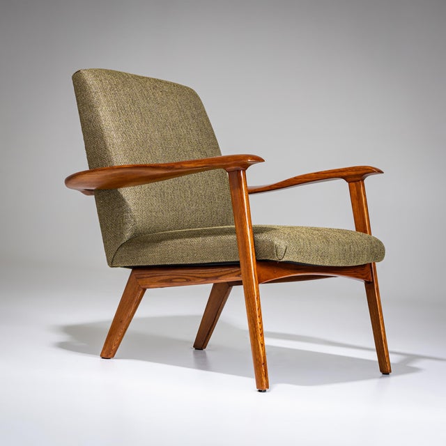 Pair of Lounge Chairs, Probably Italy, Mid-20th Century For Sale - Image 12 of 18