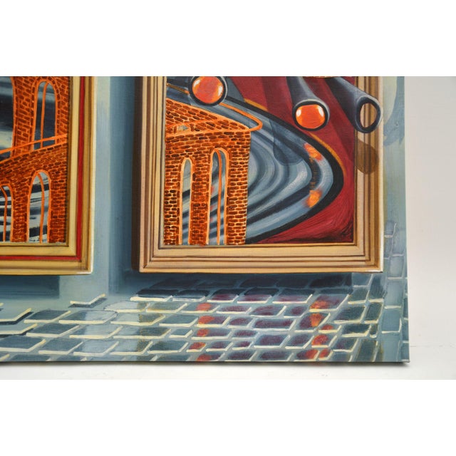 John Mackay, Abstract Composition, 1990s, Oil on Canvas For Sale - Image 12 of 17