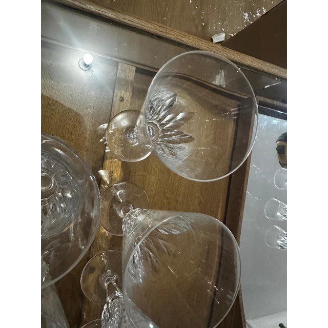 1970s Carcassonne Champagne Flutes from Baccarat, Set of 12 For Sale - Image 5 of 18