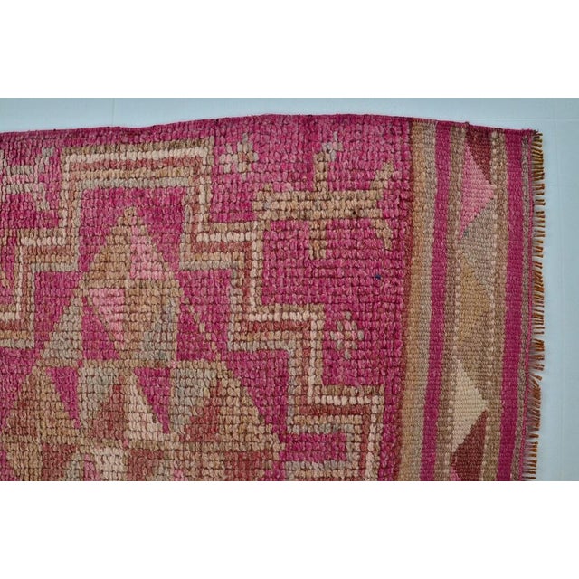 Mid 20th Century Anatolian Handknotted Decorative Rug For Sale - Image 10 of 10