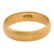 Modern Vintage 14k Yellow Gold Classic Wedding Band, Size 8.75 For Sale - Image 3 of 4