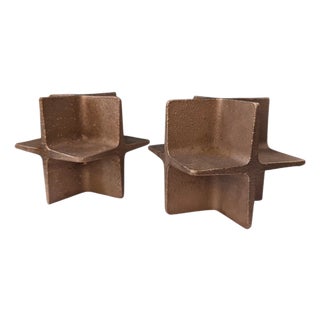 Vintage Bookends by Carl Auböck, 1960, Set of 2 For Sale
