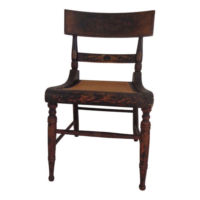 Antique Decorated Hitchcok Chair For Sale
