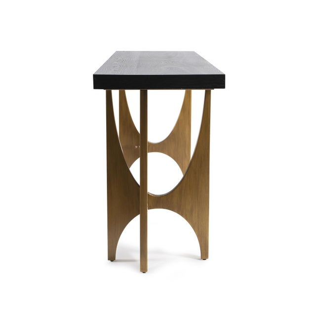 Brown Burton Console Table For Sale - Image 8 of 11