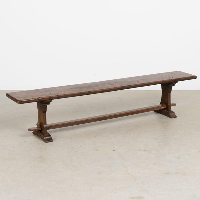 Early 20th Century French Chestnut Bench For Sale - Image 16 of 16