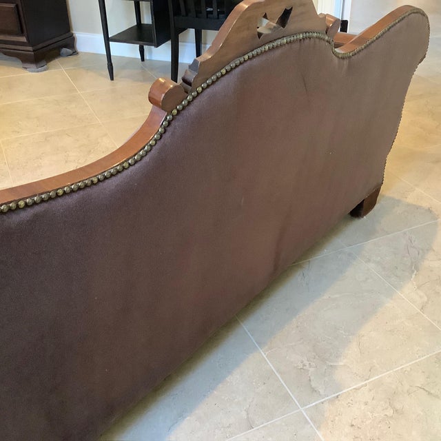 Vintage 19th Century Empire/Regency Mahogany Sofa For Sale - Image 9 of 11