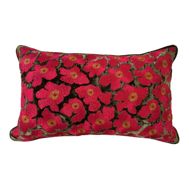 Anna Moss Green Pillowcase For Sale
