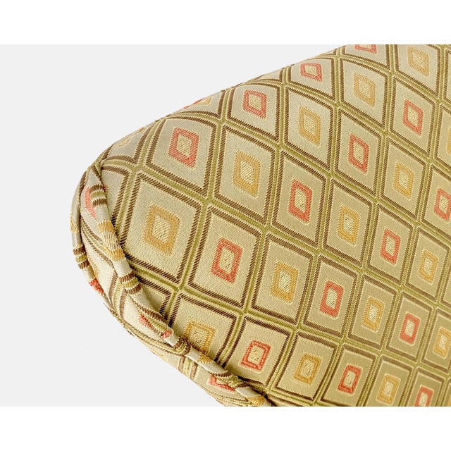 Pair of Antique Carved Mahogany Upholstered Fireside Arm Chairs For Sale - Image 10 of 13