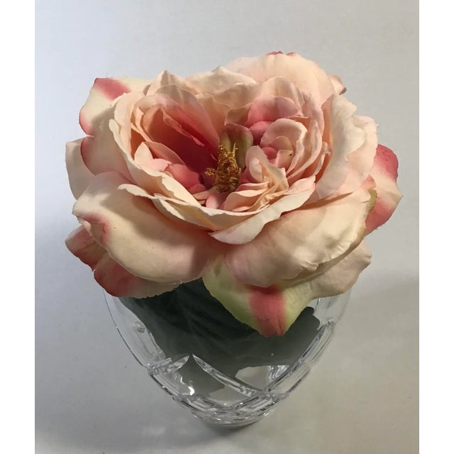 1990’s Cut Glass Small Urn Vase For Sale - Image 9 of 13