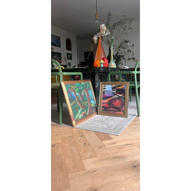 Mid 20th Century An Abstract Expressionist Painting By Bernard Segal, Mid 20Th Century For Sale - Image 5 of 12