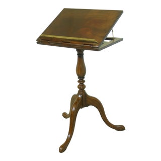 Maitland Smith Mahogany Lectern Stand or Book Rack For Sale