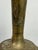 Vintage Etched Brass Table Lamp For Sale - Image 9 of 12