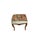 19th Century French Louis XV Style Carved Wood Needlepoint Footstool Ottoman Griffin Motif For Sale - Image 4 of 8