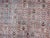 Antique Persian Tabriz Rug With All-Over Geometric Design in Light Blue and Rose Red 7'4 X 11'1 For Sale In Atlanta - Image 6 of 12