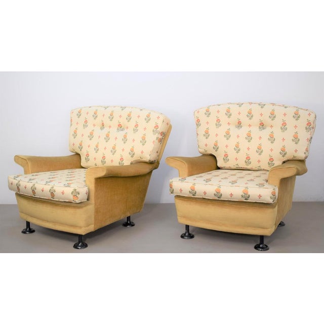 Mid-Century Modern Set of Armchairs in the style of Marco Zanuso, Italy, 1960s For Sale - Image 3 of 17