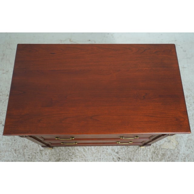 Stickley Cherry 3 Drawer Nightstand For Sale In Philadelphia - Image 6 of 18