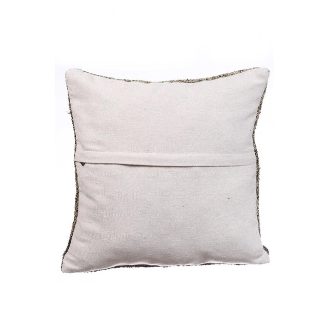 Mid-Century Modern Turkish Kilim Pillow Cover For Sale - Image 3 of 4