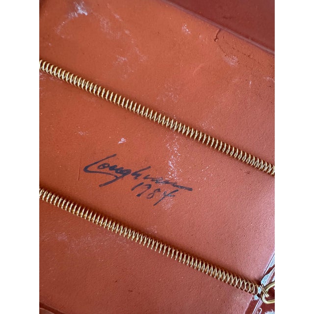Individual and Unique Abstract Loughran Plates, Set of 4, Signed For Sale In Miami - Image 6 of 8