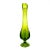 Mid-Century Modern Vintage Viking Glass 6-Petal Avocado Swung Vase For Sale - Image 3 of 8