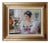 Konstantin Razumov, Lady in a Café with Feather Boa, 2019, Oil Painting on Canvas, Framed For Sale