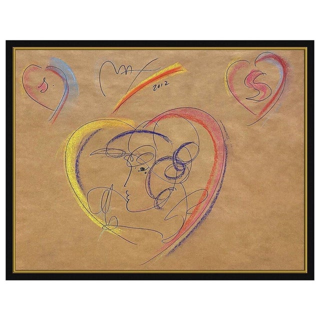 Message us to inquire about custom framing options! (Included for free with every purchase) The artwork here, "Loving...