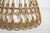 Brown Vintage Rattan Bell Pendant Lamp, 1950s For Sale - Image 8 of 18