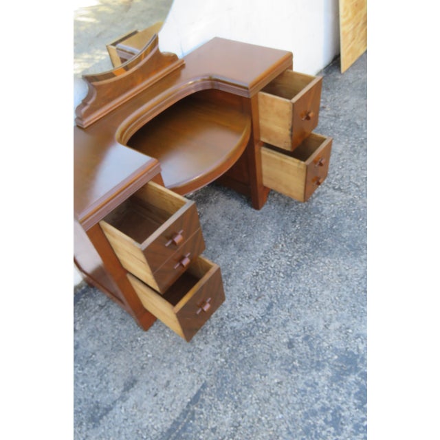1920s Art Deco Vanity Makeup Table 6157 For Sale - Image 14 of 17