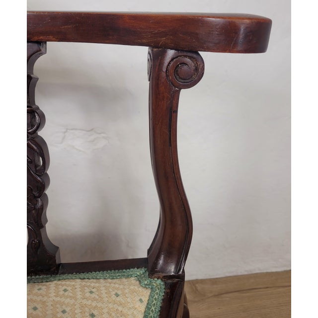 Edwardian Corner Chair, 1910 For Sale - Image 9 of 18