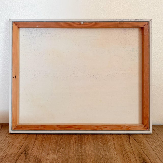 Vintage Original Impressionist Seascape Beach Painting For Sale In Dallas - Image 6 of 7