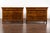 18th Century Pair of Italian 18th Century Walnut Four-Drawer Commodes with Bookmatched Veneer For Sale - Image 5 of 12
