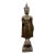 17th Century Thai Ayutthaya Bronze Crowned Standing Buddha Statue - 21" For Sale