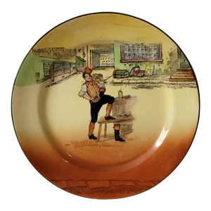 Vintage Royal Doulton Dickens Ware Decorative Plate Sam Weller D-5175 England
