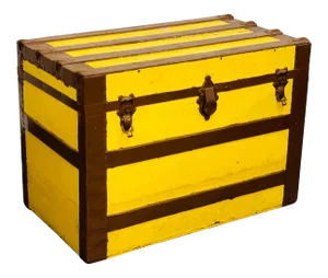 Antique Chippendale Steamer Trunk