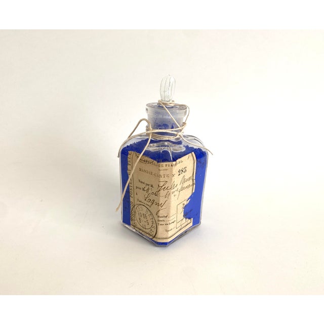Vibrant remnants of a working French atelier, this antique pigment bottle once held the dry colors artists purchased by...