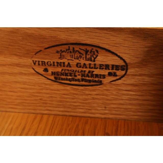 Henkel Harris Virginia Galleries Vintage Mahogany Long Dresser For Sale - Image 18 of 18