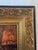 Burnt Umber Mid-Century Italian Old Master Style Interior Genre Scene Painting by Clemente Tafuri (1903-1971) in Ornate Gilt Frame For Sale - Image 8 of 16