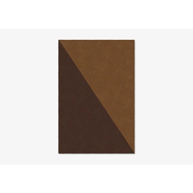 Contemporary Brown/Chocolate Shape in Rug from Marqqa For Sale - Image 3 of 3