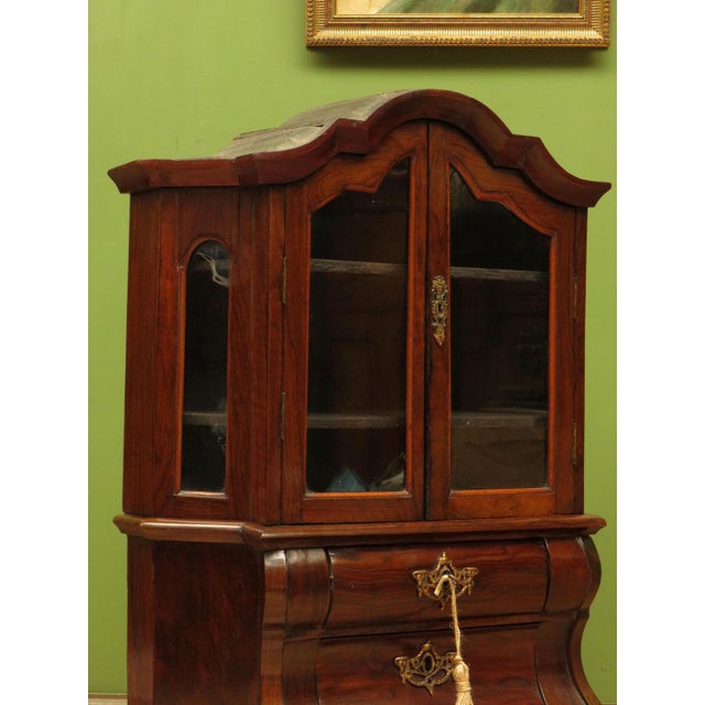 Miniature Dutch Kettle Base Bookcase Cabinet, 1890s For Sale - Image 14 of 18