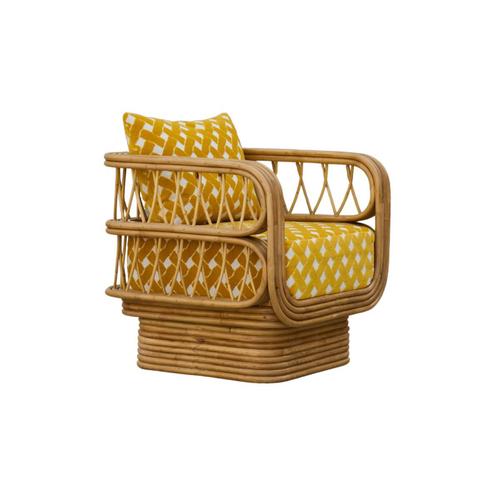 Luna Chair in Stained Rattan by Popus Editions For Sale - Image 4 of 11
